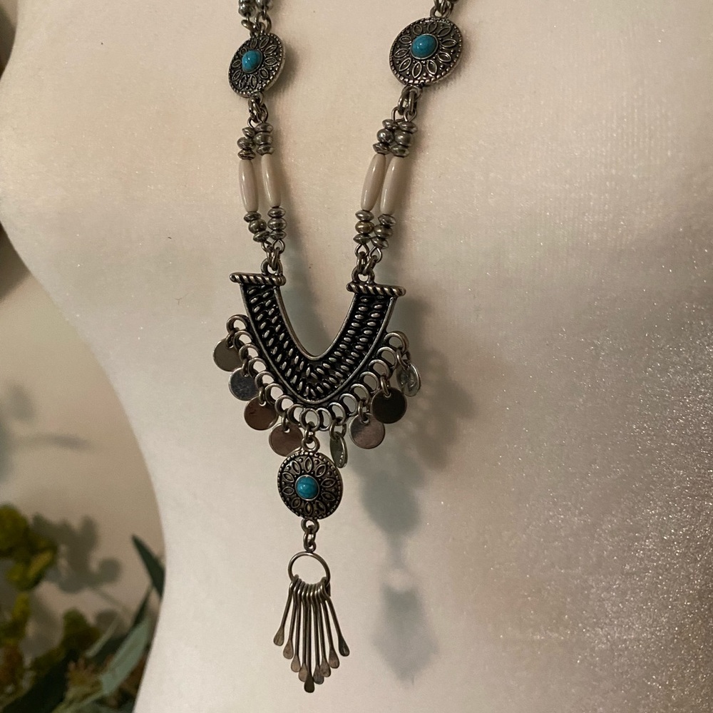 Turquoise Boho Necklace